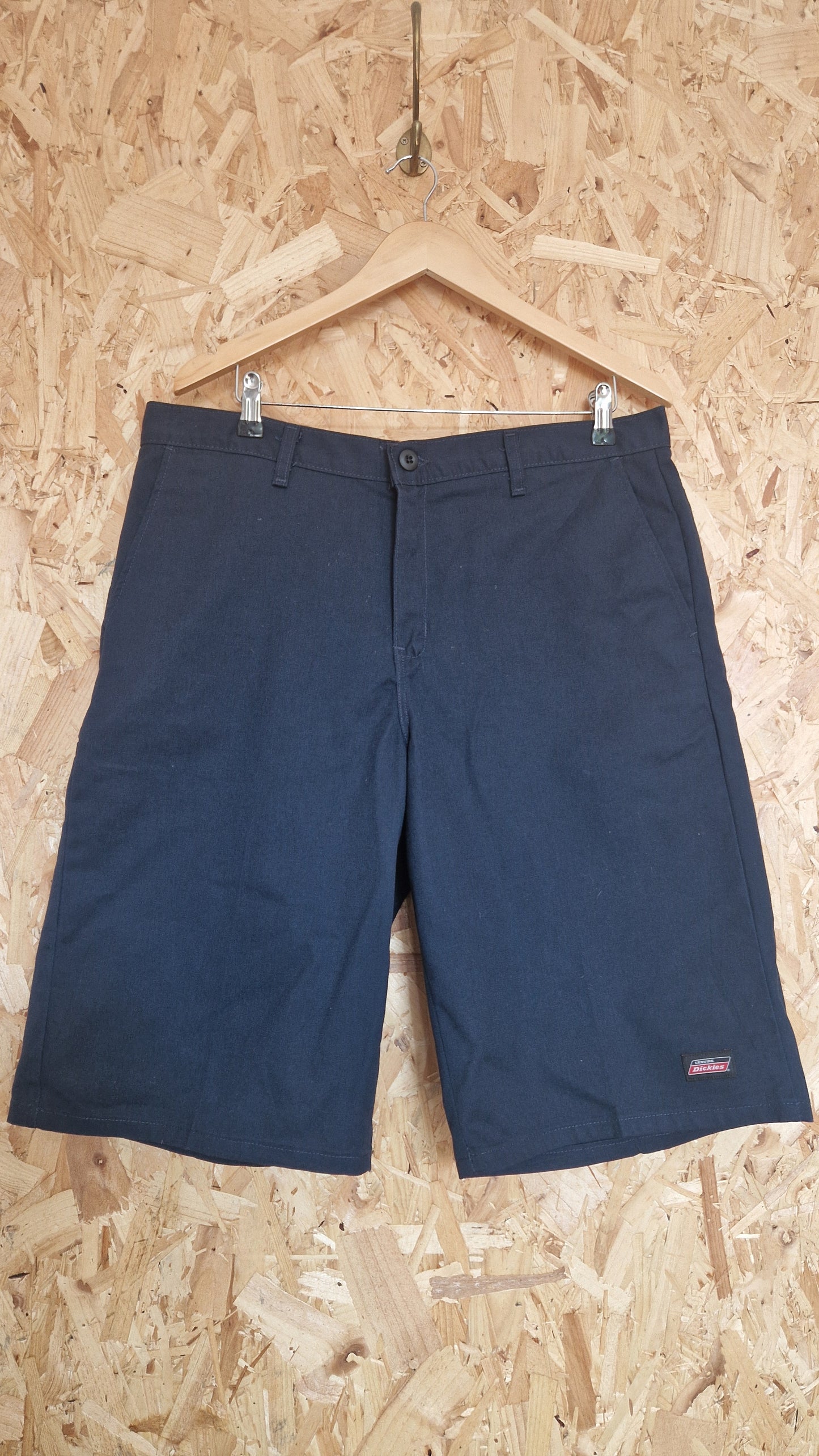 Dickies Flat Front Long Chino Shorts Waist Size 36"