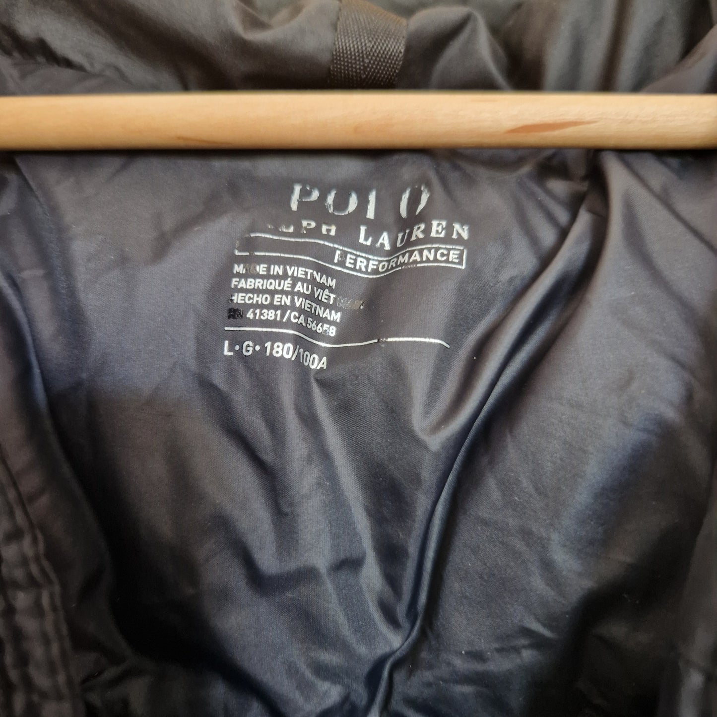 Preloved Polo by Ralph Lauren Down Filled Hooded Puffa Jacket Size Large
