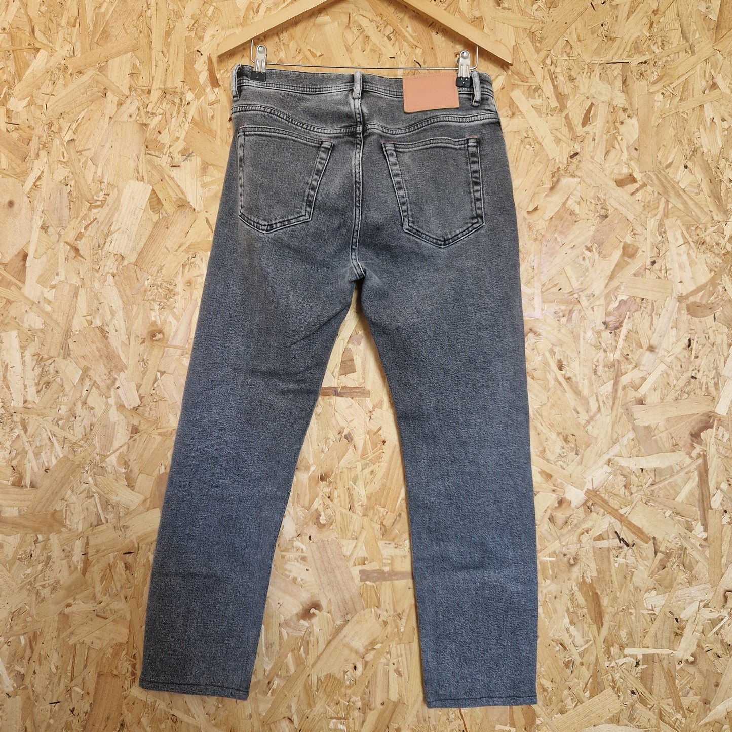 Preloved Acne Studios Stonewash Grey Denim Jeans Waist Size 31 Leg Length 32