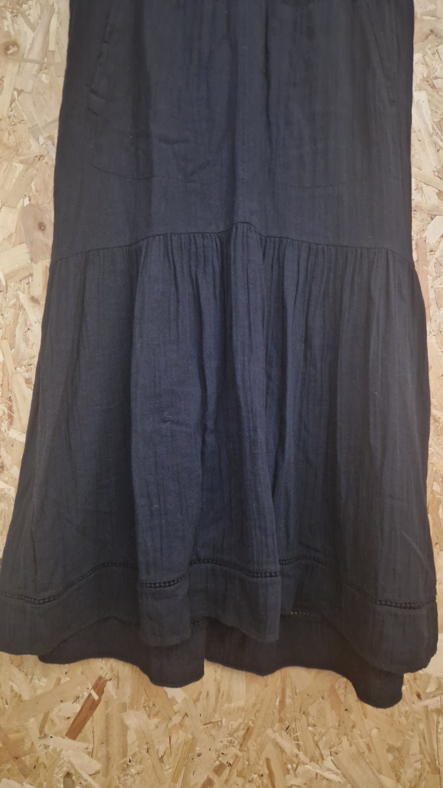 Preloved ME+EM Short Sleeve Open Collar Panelled Dress Size 10