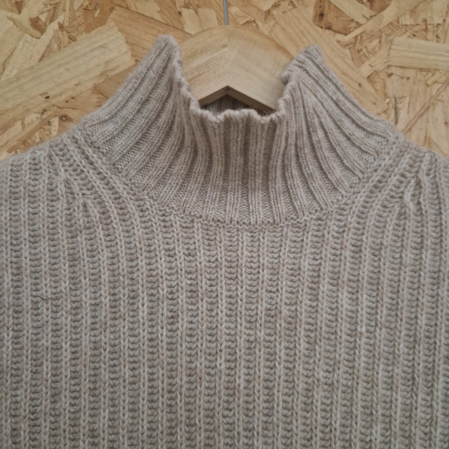 Preloved Ganni Turtle Neck Ribbed Tank Size Small