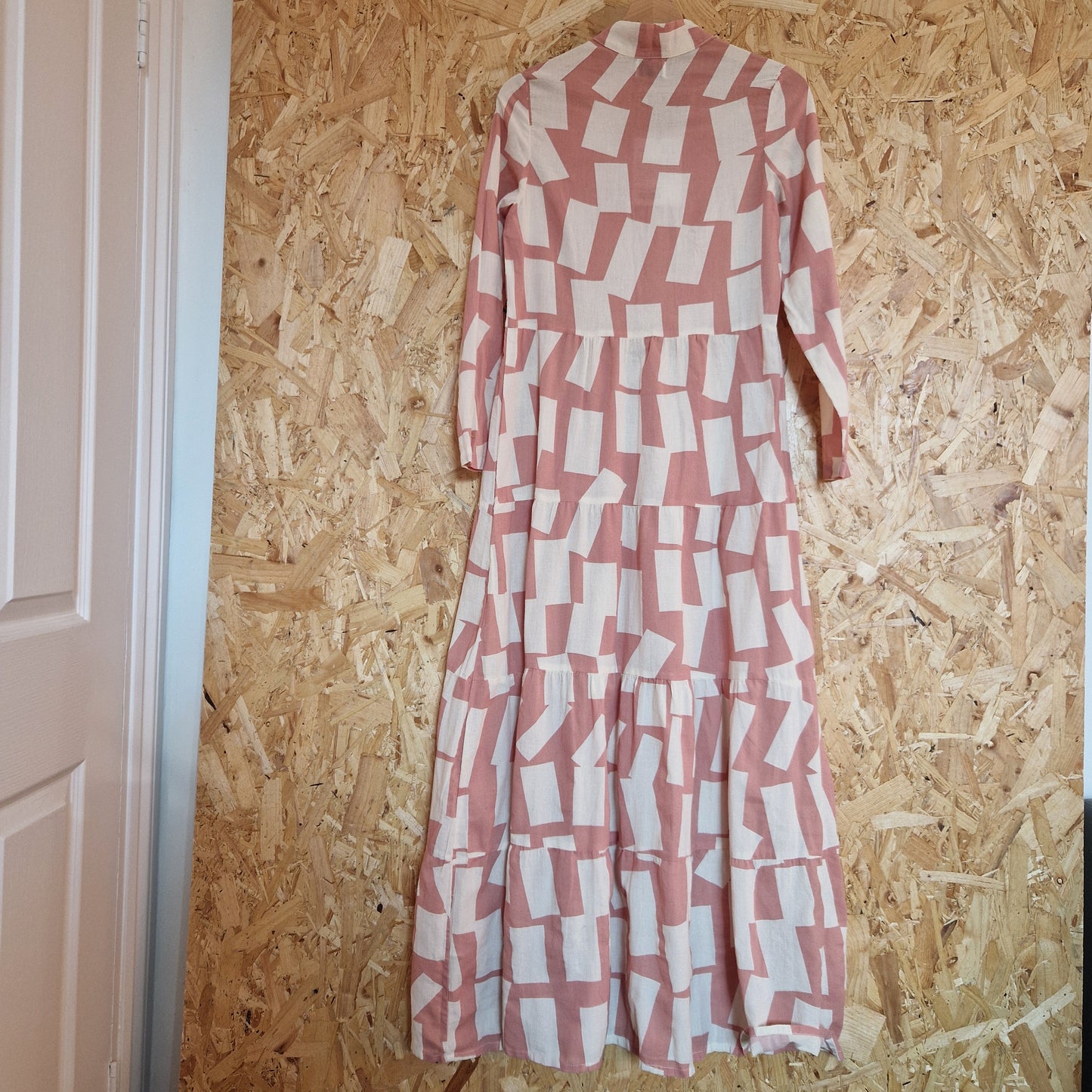 Brand New Bobo Choses Long Sleeve Geo Print Dress with Panelled Skirt Size XSmall
