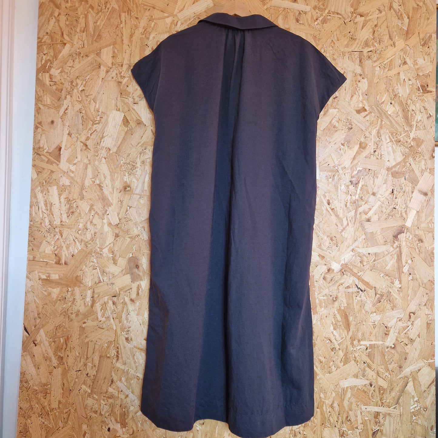 Preloved Uniqlo Cap Sleeve Open Collar Oversized Dress Size Small