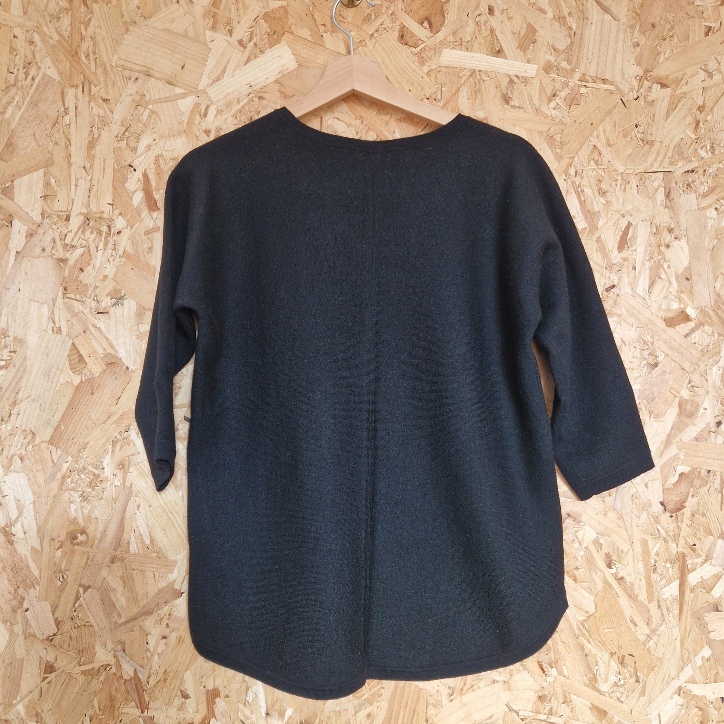 Preloved Jigsaw 3/4 Sleeve Double Faced Jumper Size Small