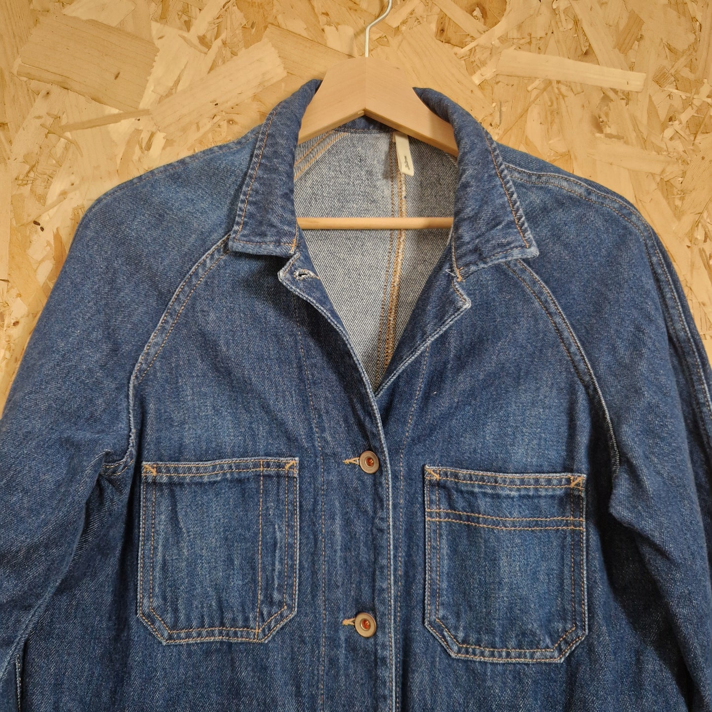 Preloved Bellerose Denim Coat Dress Size 8
