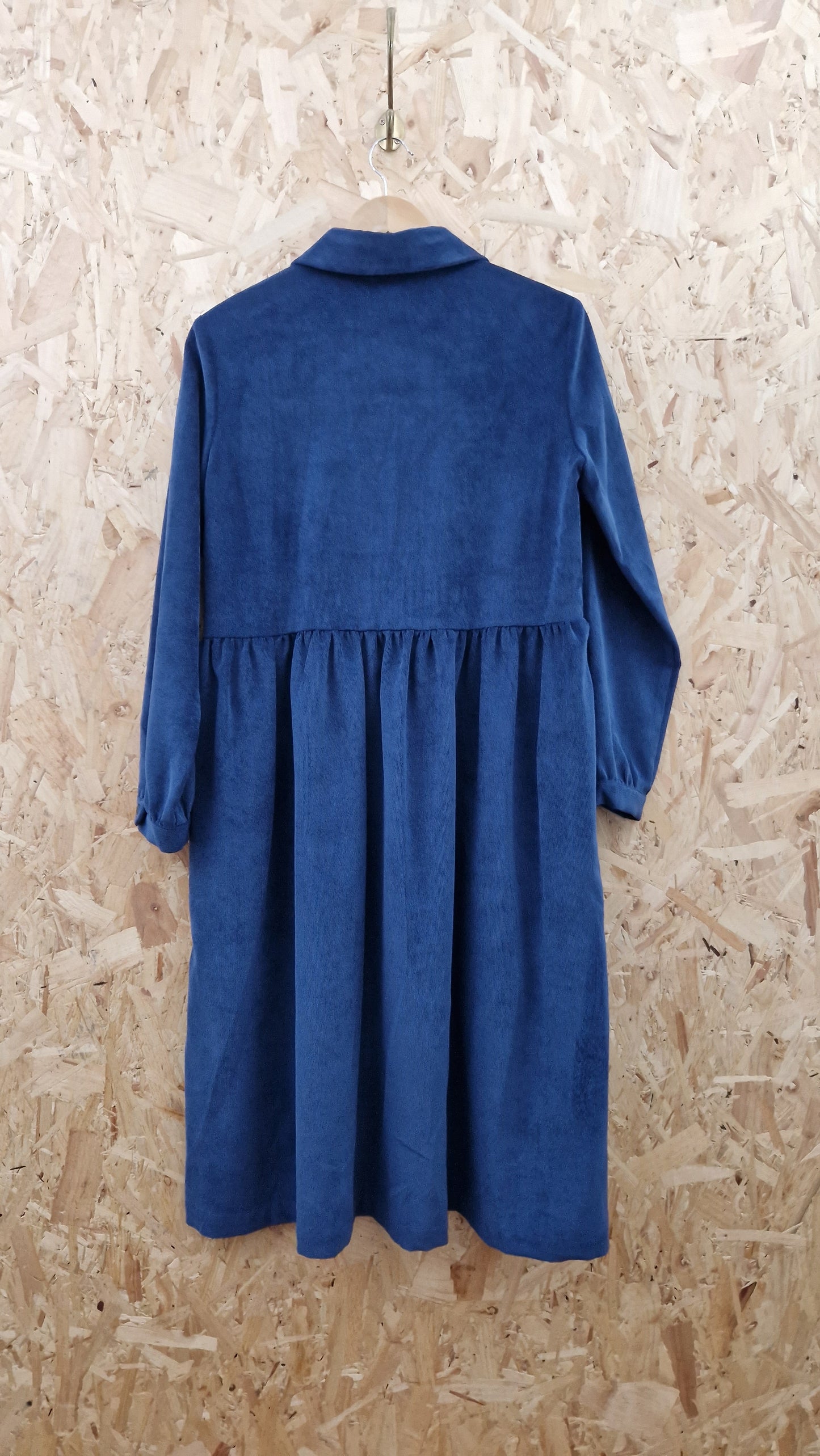 Preloved Offon Teal Needlecord Shirtdress Size XL