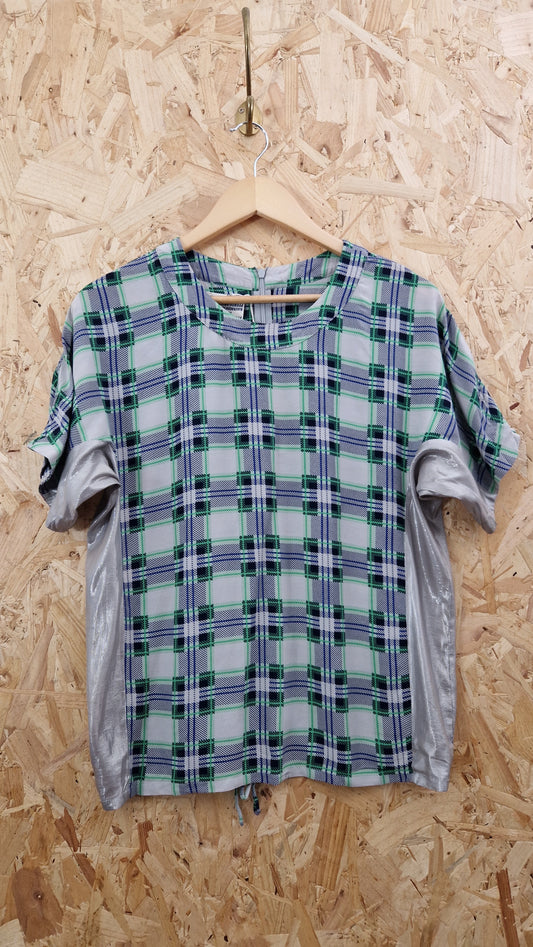 Preloved Baum und Pferdgarten Check Short Sleeve Top Eur 36/ UK 10