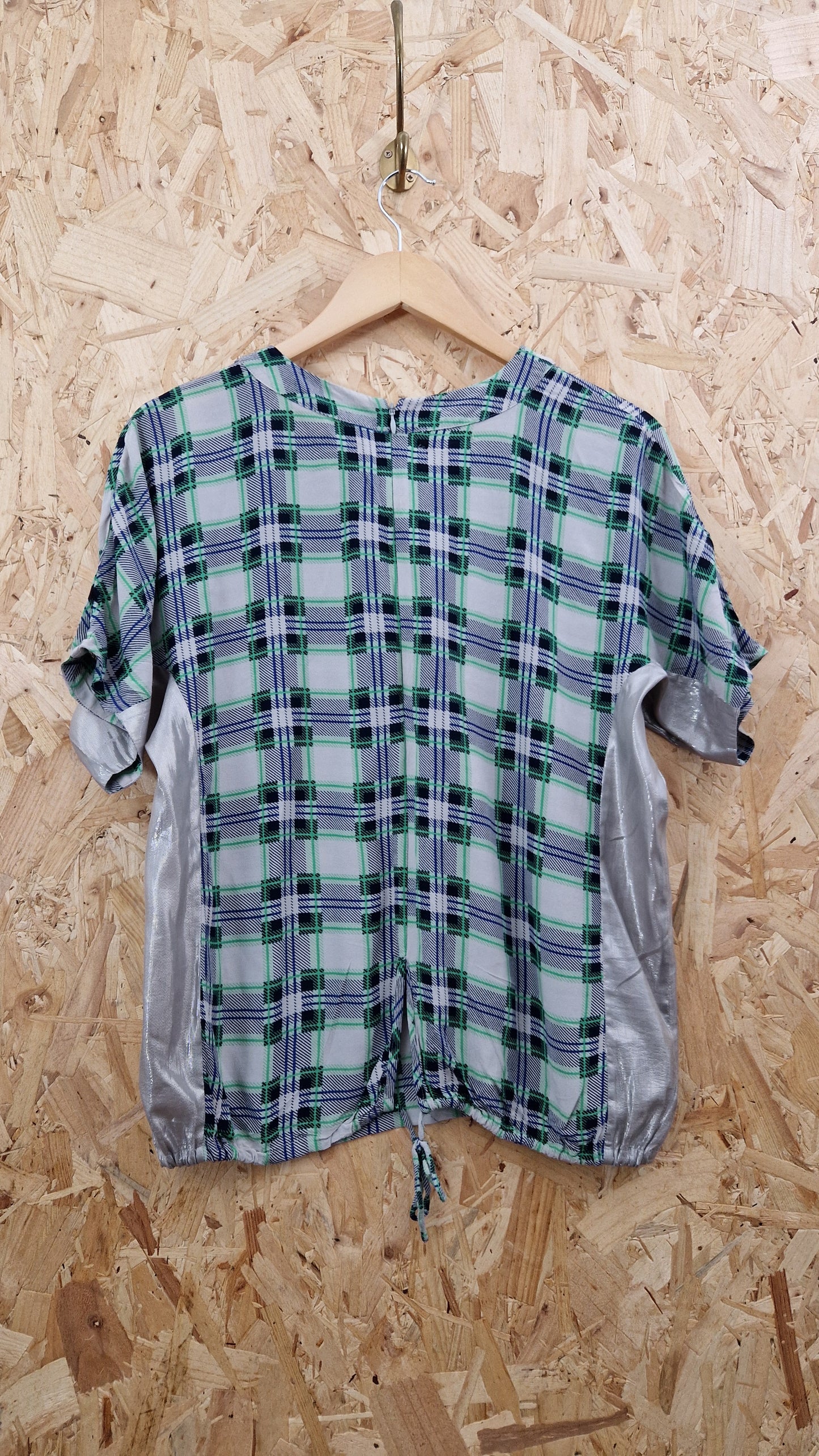 Preloved Baum und Pferdgarten Check Short Sleeve Top Eur 36/ UK 10