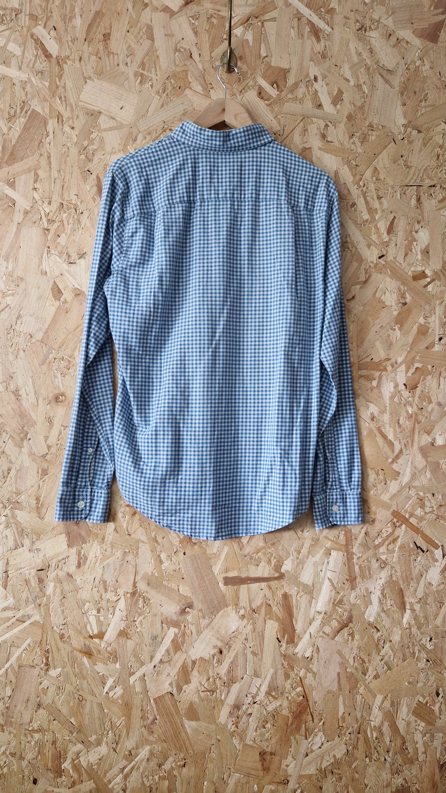 Preloved Abercrombie & Fitch Long Sleeve Gingham Button Down Shirt Size Medium