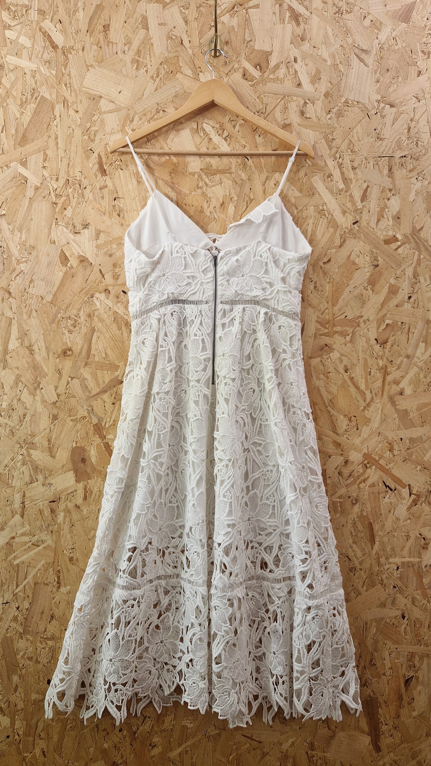 Preloved Free People Strappy Crochet Lace Dress Size 12