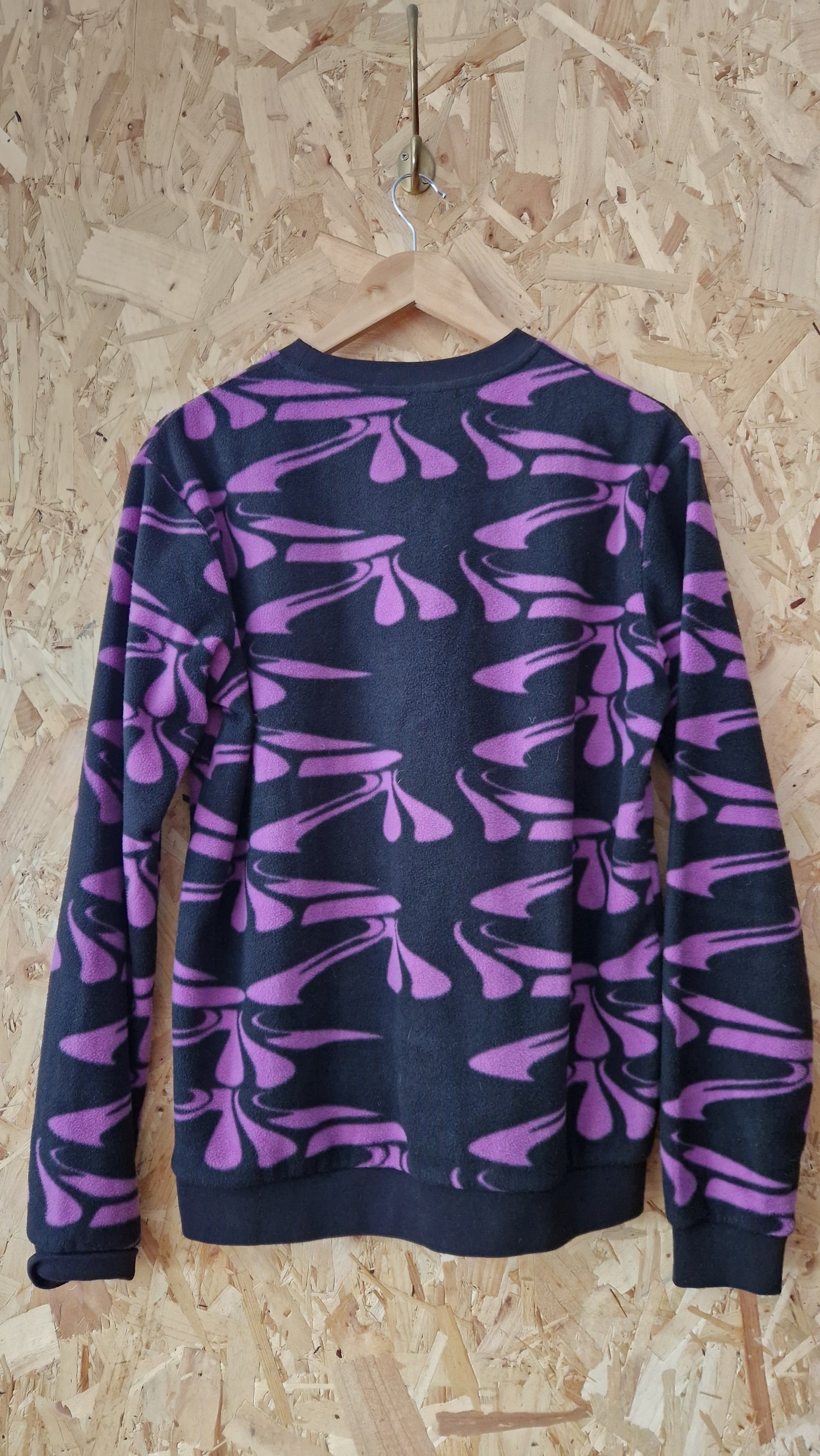 Preloved Fila Embroidered Printed Fleece Sweatshirt Size Small