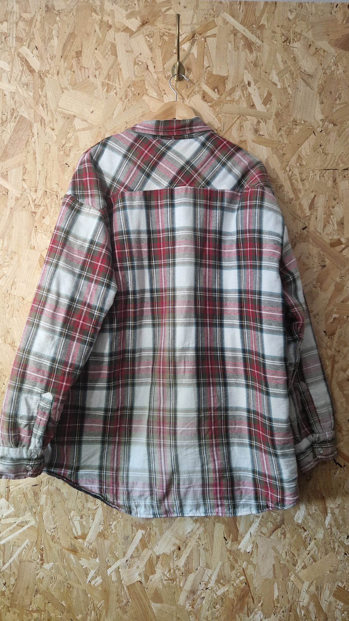 Preloved Dickies Padded Checked Overshirt Size X-Large