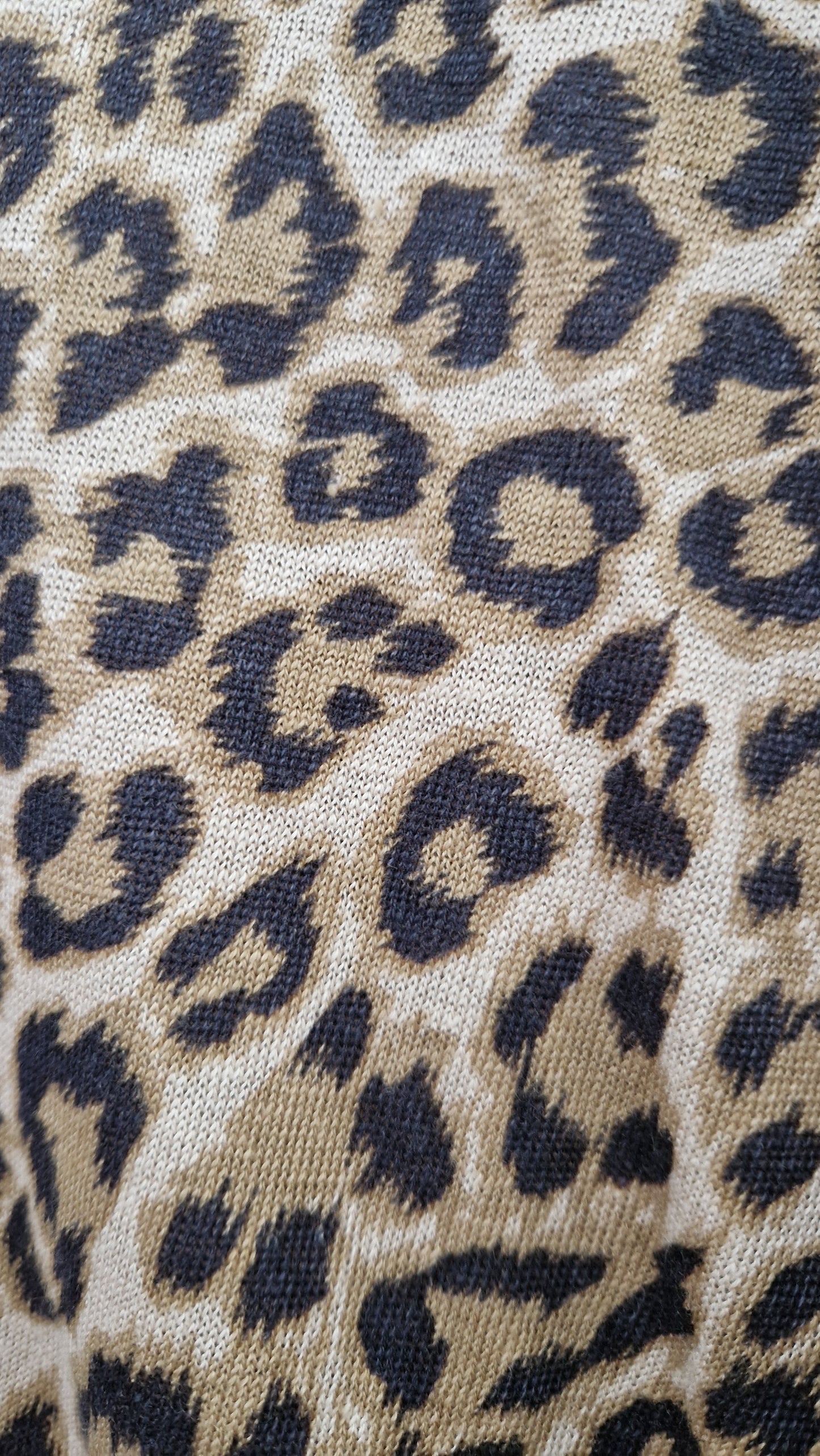 Preloved Whistles Longsleeve Leopard Print Jumper Size Large