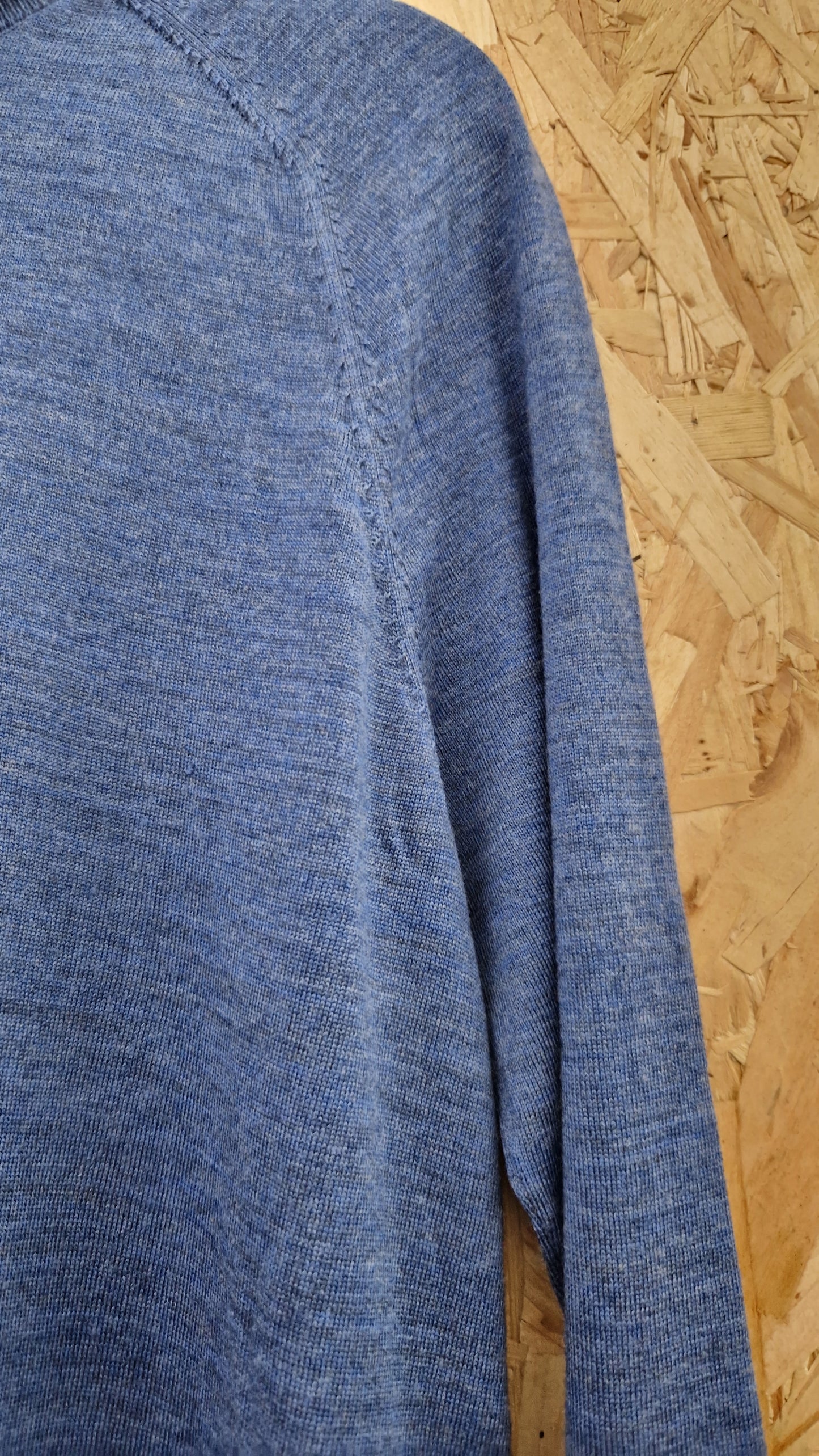 Preloved Cos Blue Navy Polo long Jumper Size Medium