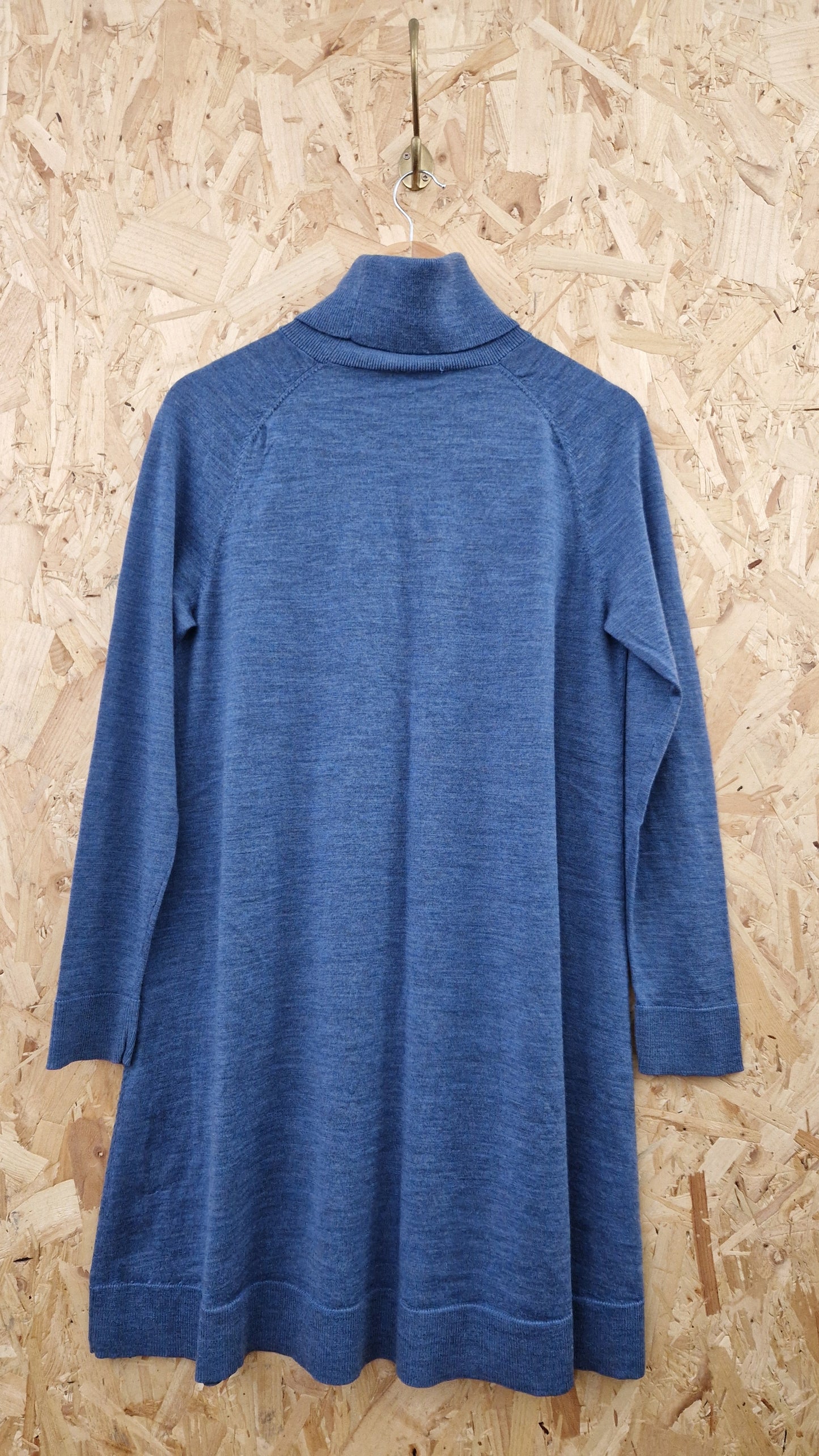 Preloved Cos Blue Navy Polo long Jumper Size Medium