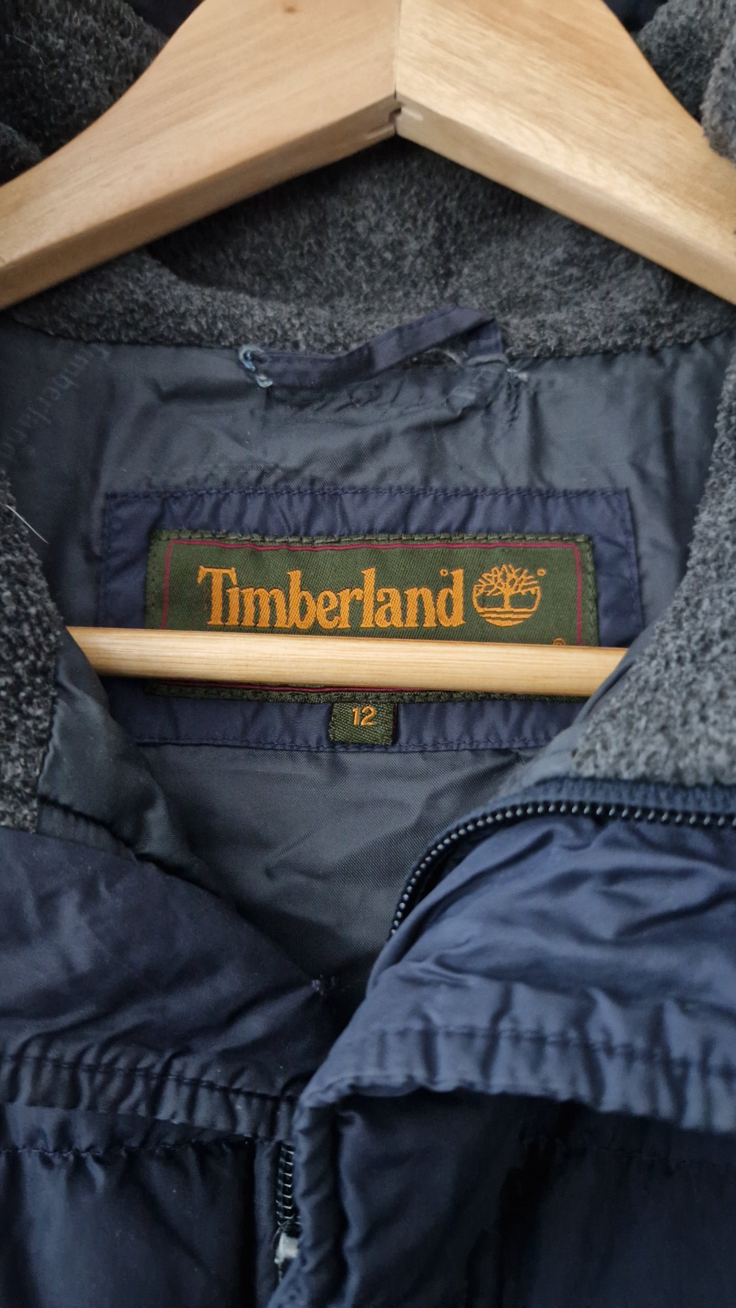 Preloved Timberland Hooded Puffer Coat Size 12