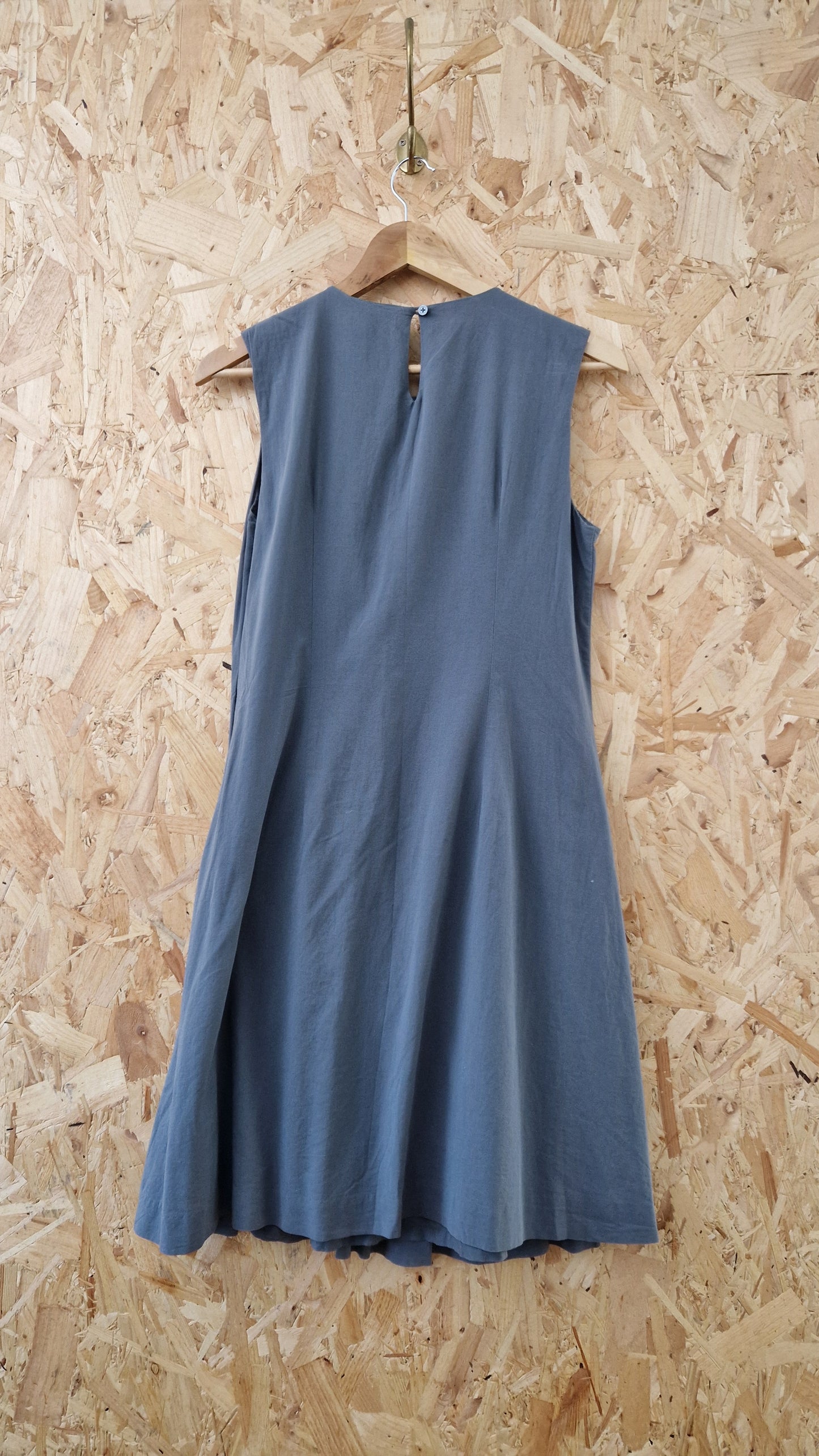 Preloved GAP Pleat Detail Sleeveless Dress with Belt Size 10