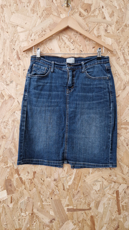 Preloved Levi's Denim Pencil Skirt Size 10
