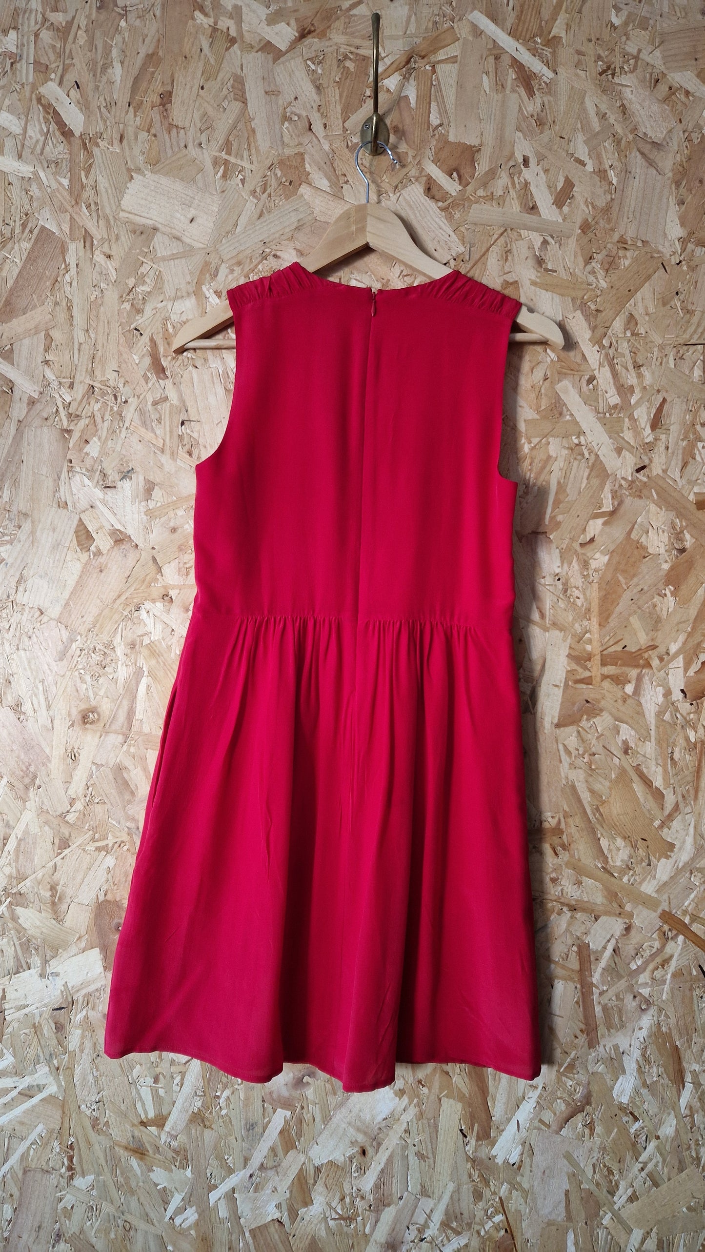 Preloved Madewell Sleeveless Silk Dress Size 10