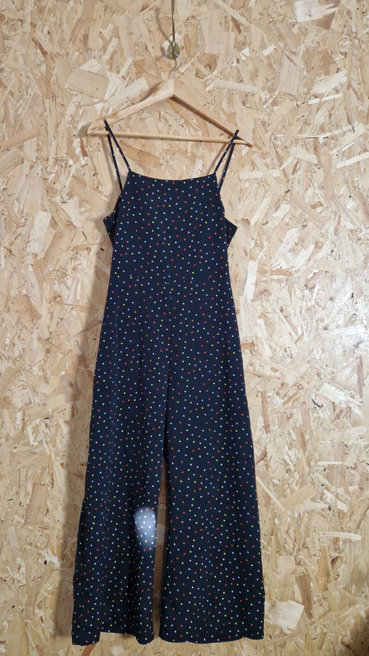 Preloved Topshop Strappy Tie Back Jumpsuit Size 12