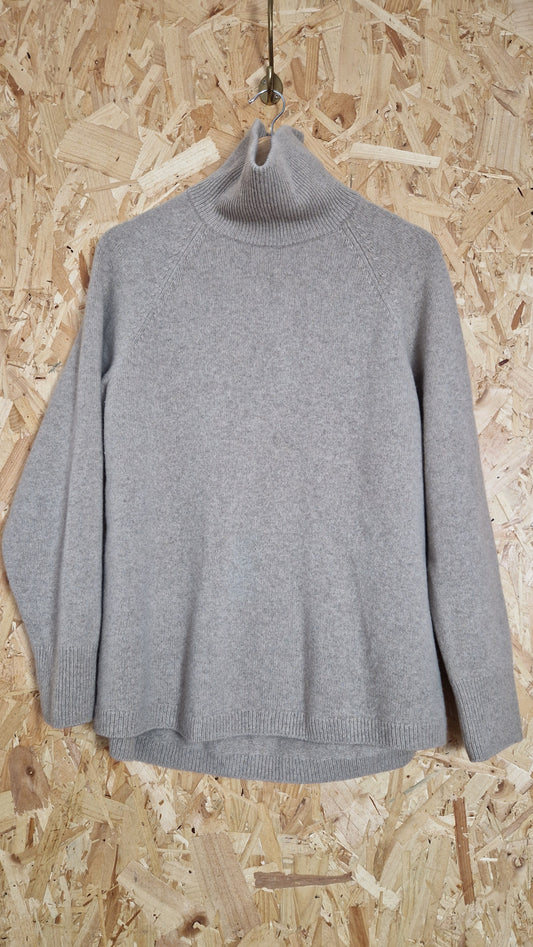 Preloved ARKET High Neck Cashmere Mix Jumper Size Medium