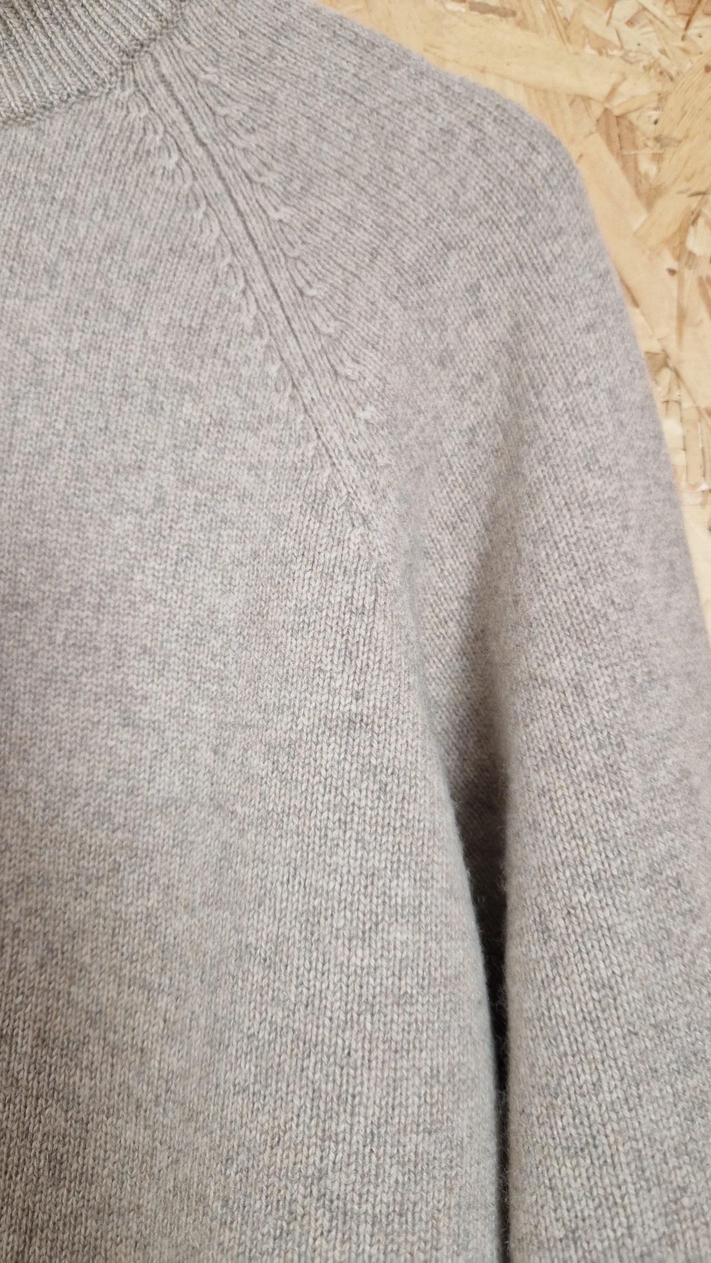 Preloved ARKET High Neck Cashmere Mix Jumper Size Medium