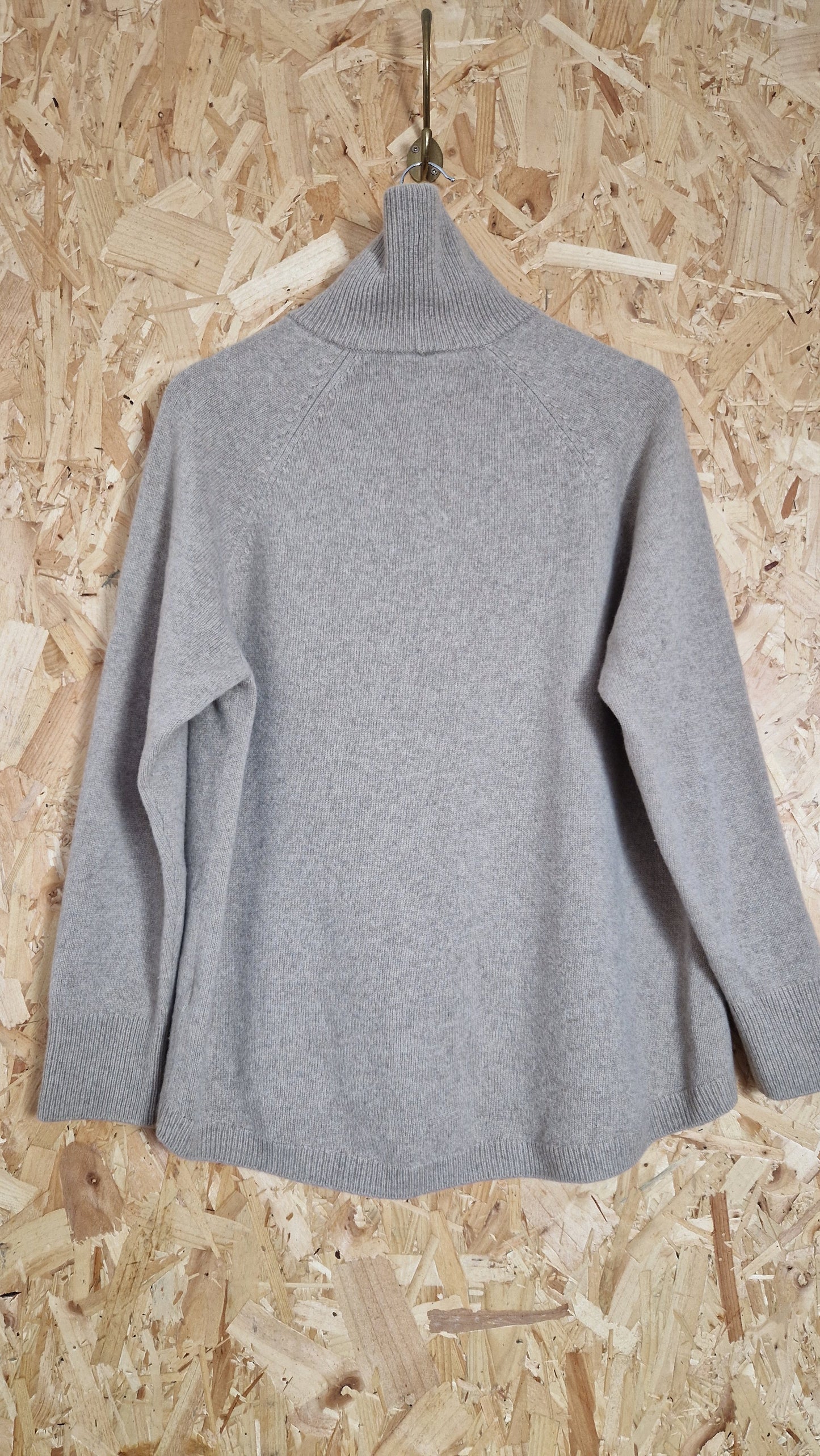 Preloved ARKET High Neck Cashmere Mix Jumper Size Medium
