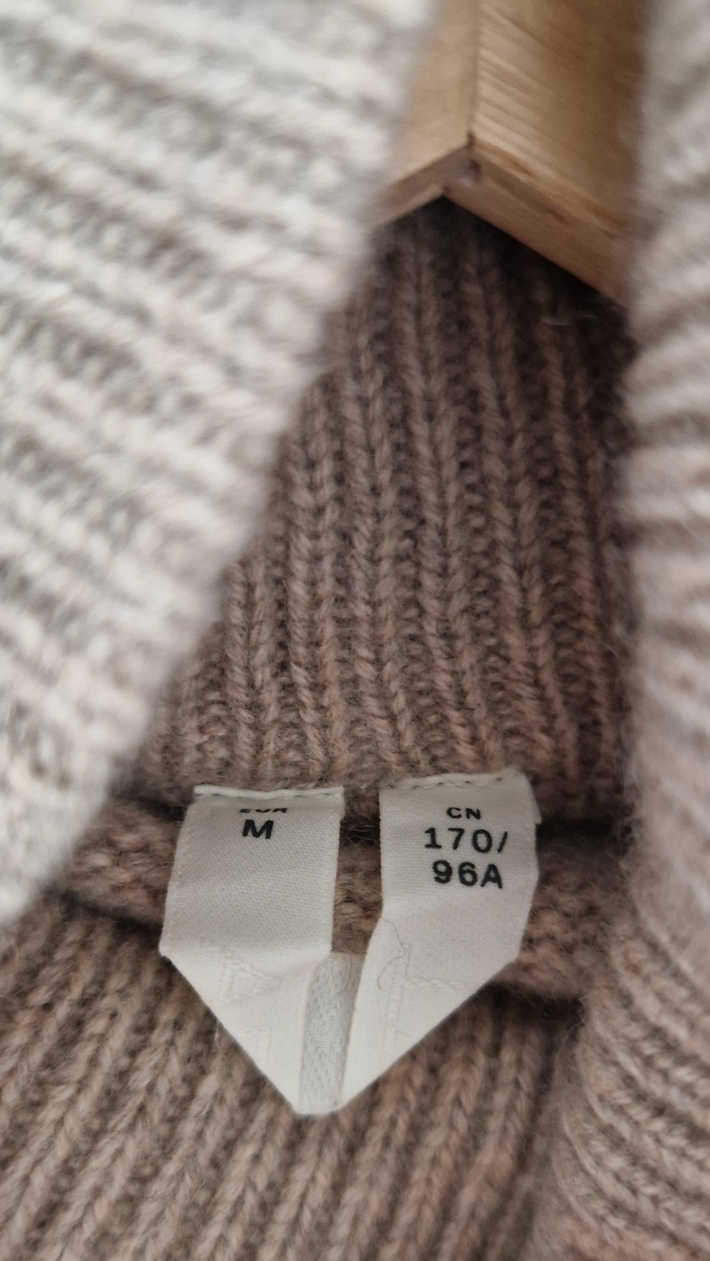 Preloved ARKET High Neck Cashmere Mix Jumper Size Medium
