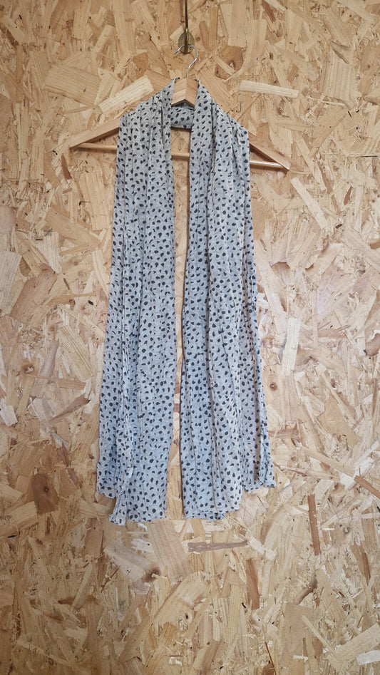 Preloved COS Animal Print Scarf
