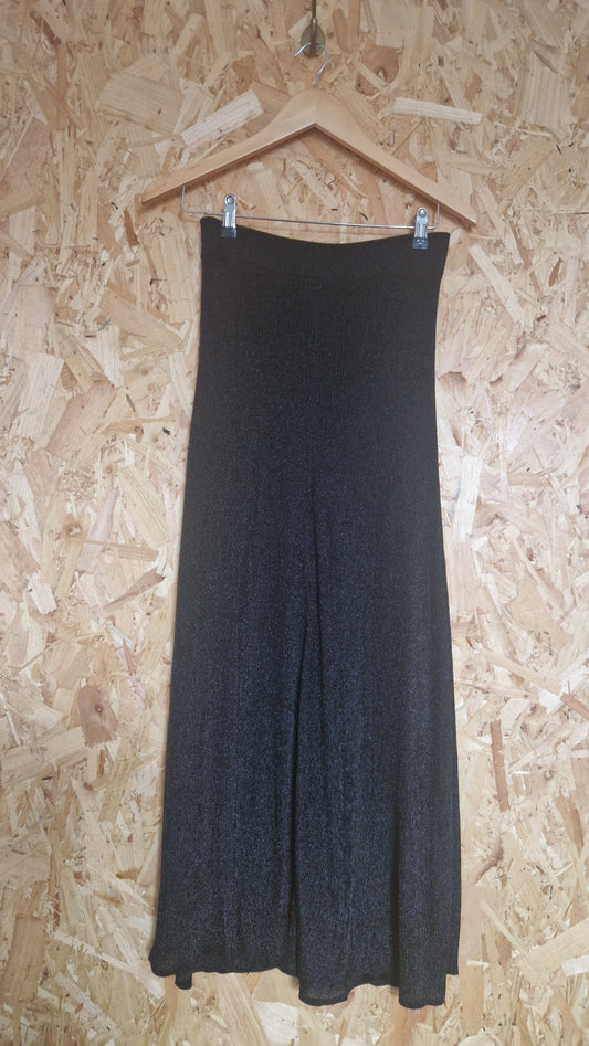 Preloved COS Lurex Rib Knit Skirt Size Small