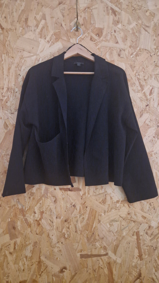 Preloved COS Long Sleeve Knitted Open Blazer Size Small
