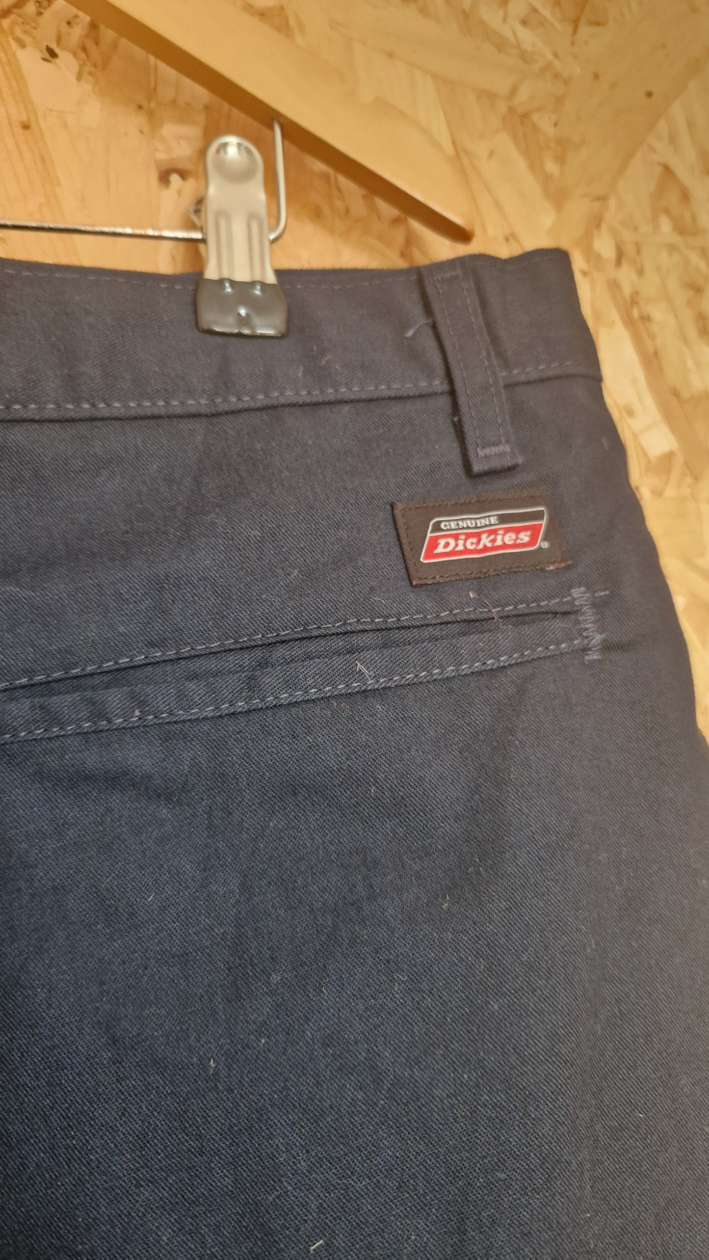 Dickies Flat Front Long Chino Shorts Waist Size 36"