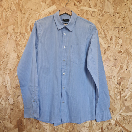 Preloved A.P.C Long Sleeve Stripe Shirt Size Medium