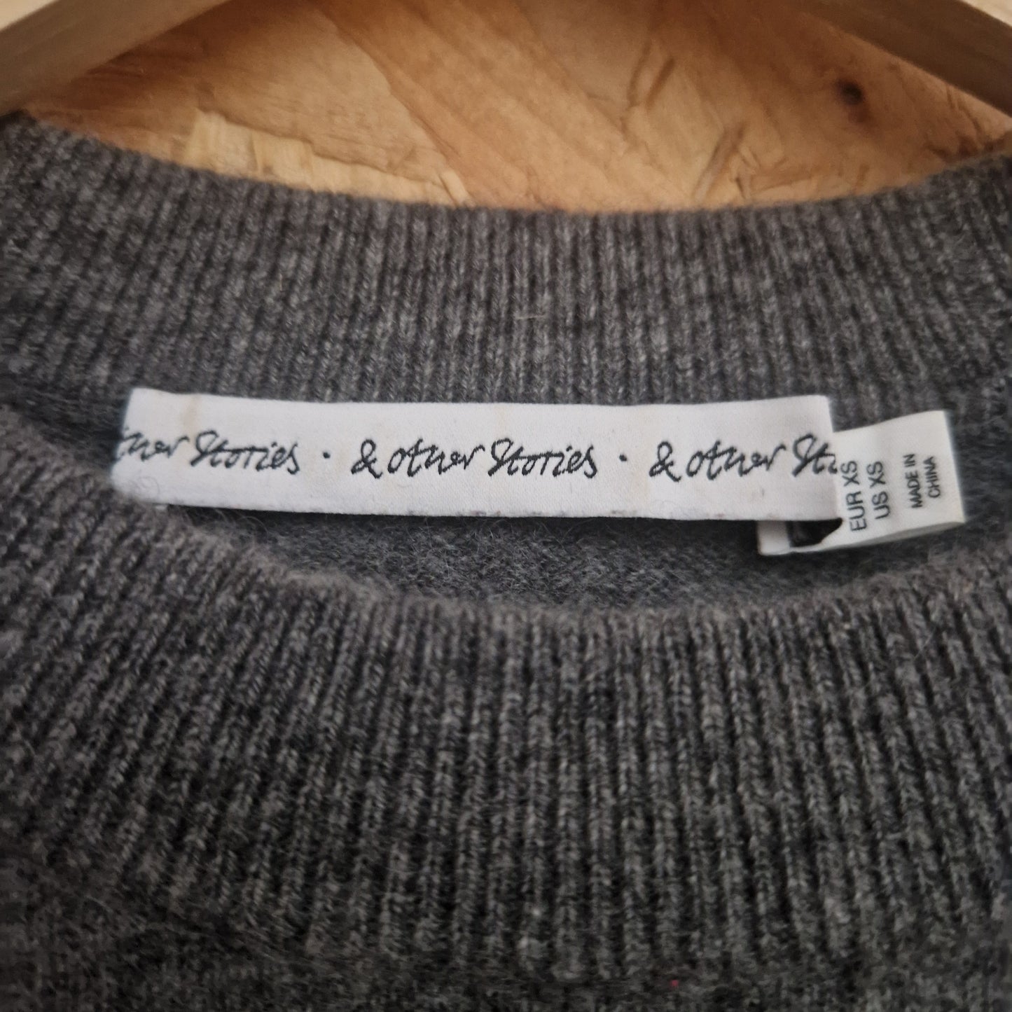Preloved & Other Stories Cashmere Crew Neck Jumper Size XSmall