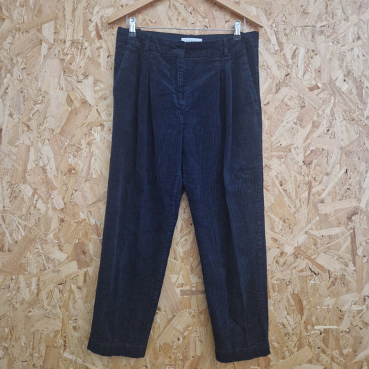 Preloved Samsoe SamSoe Pleated Cord Trousers Size Medium