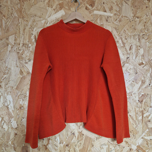 Preloved COS Ribbed Panelled Jumper Size Medium