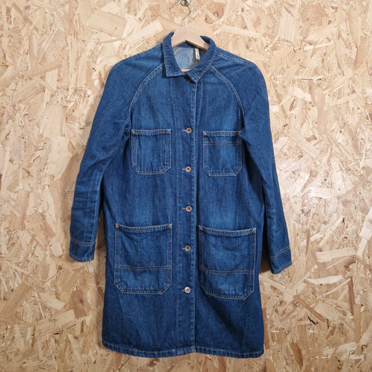 Preloved Bellerose Denim Coat Dress Size 8