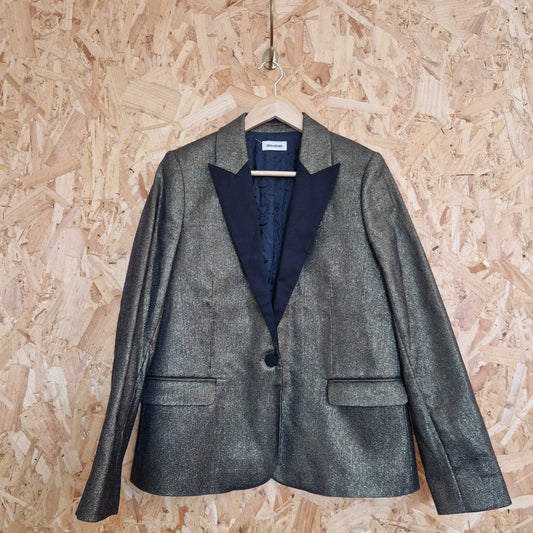 Preloved Zadig & Voltaire Lurex Blazer Size 38/ 10