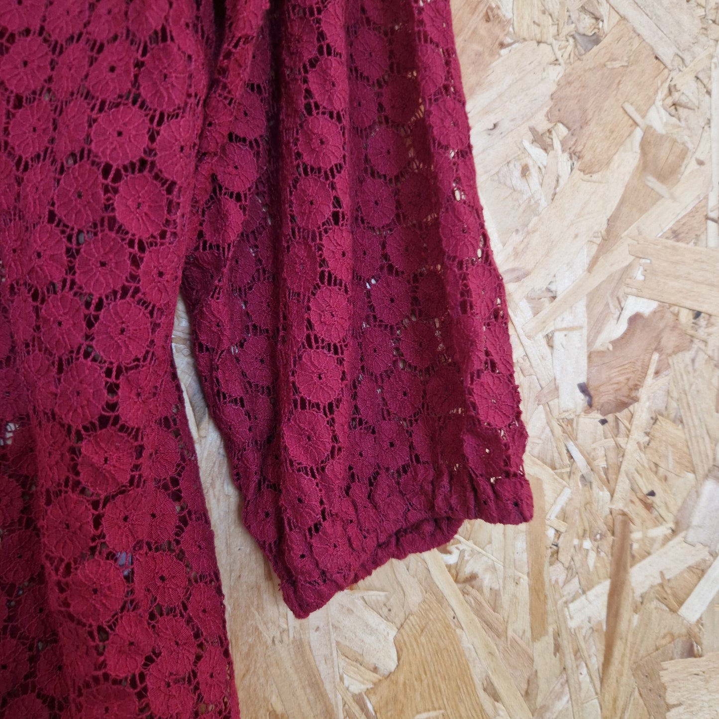 Preloved Kaffe Crochet Lace Blouse Size 38/ 12