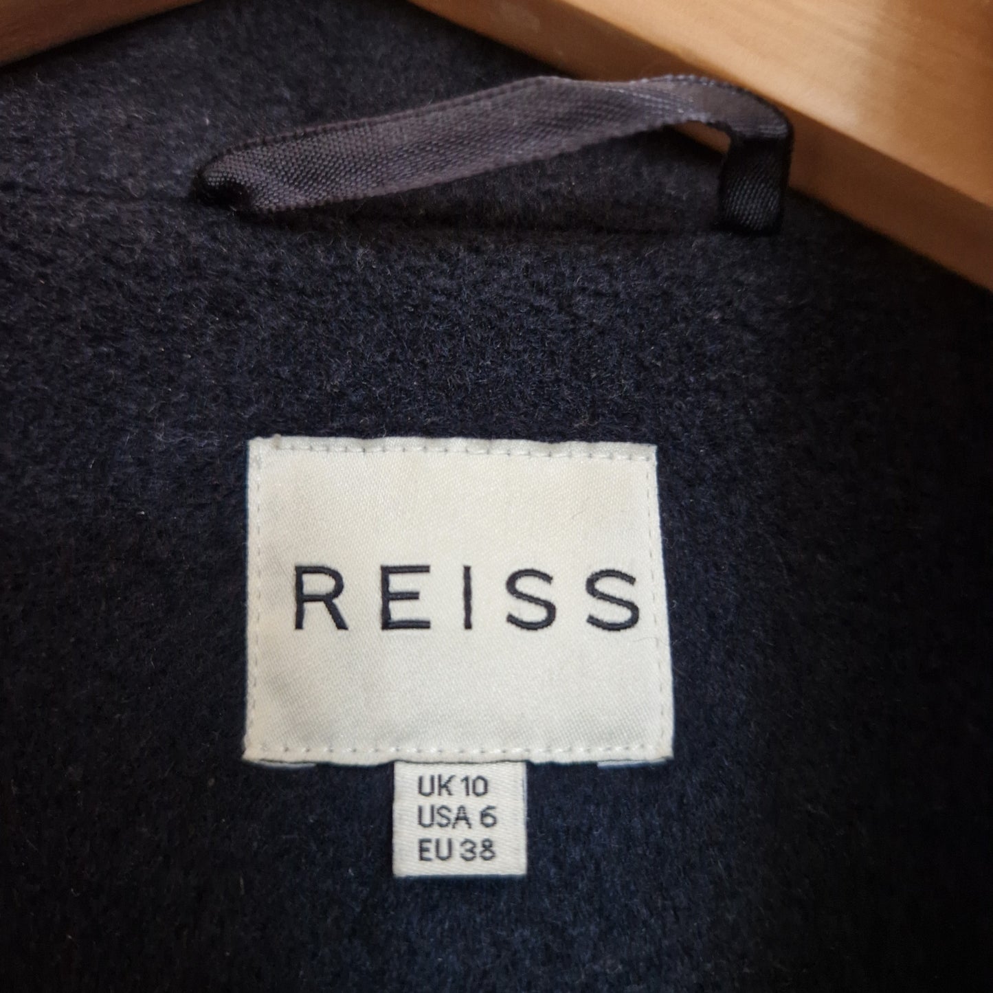 Preloved Reiss Wool Coat Size 10