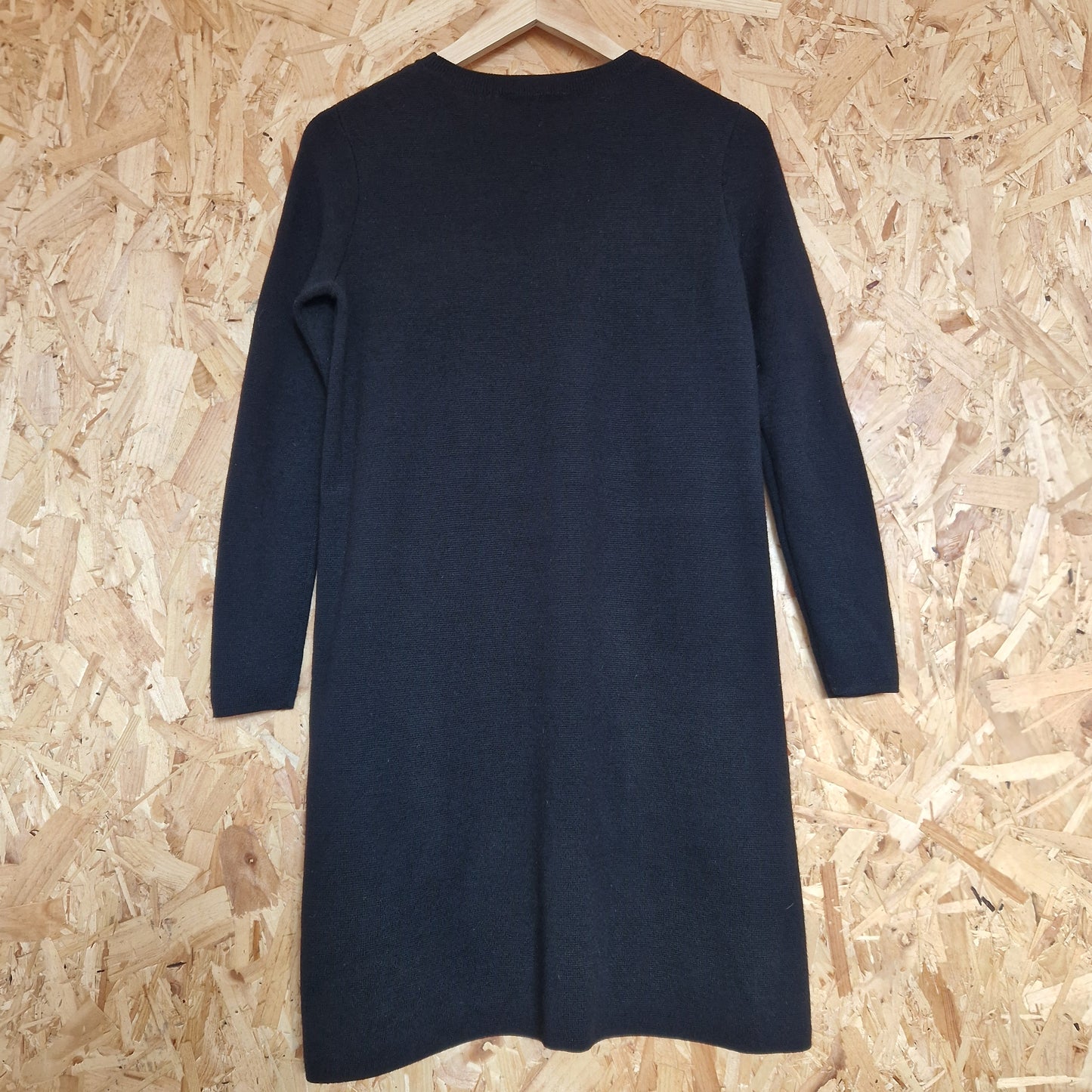 Preloved COS 100% Wool Milano Stitch Dress Size XSmall