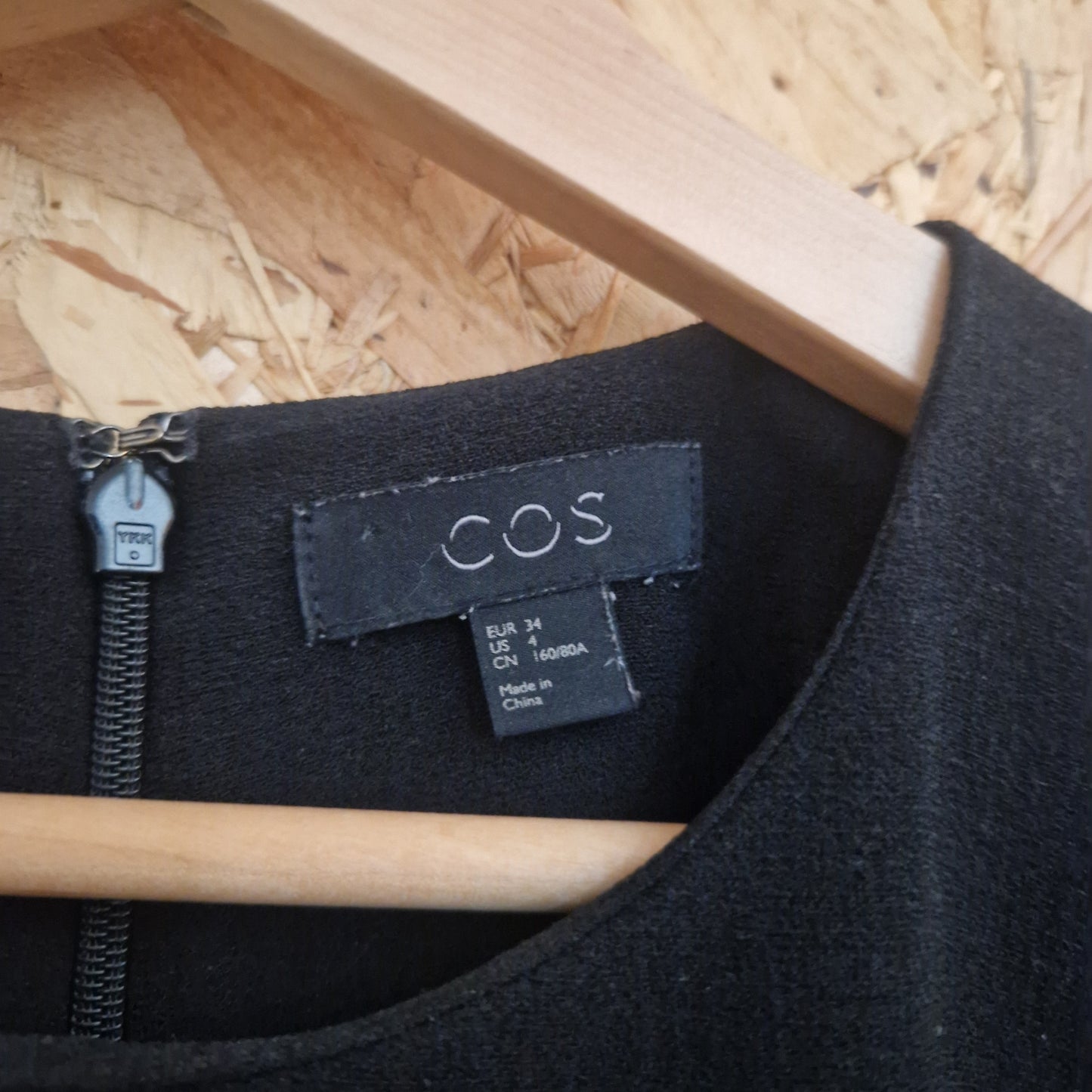 Preloved COS Pleat Detail Dress Size UK 8 EUR 34