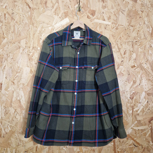 Levi Strauss & Co Grid Check Shirt Size Large