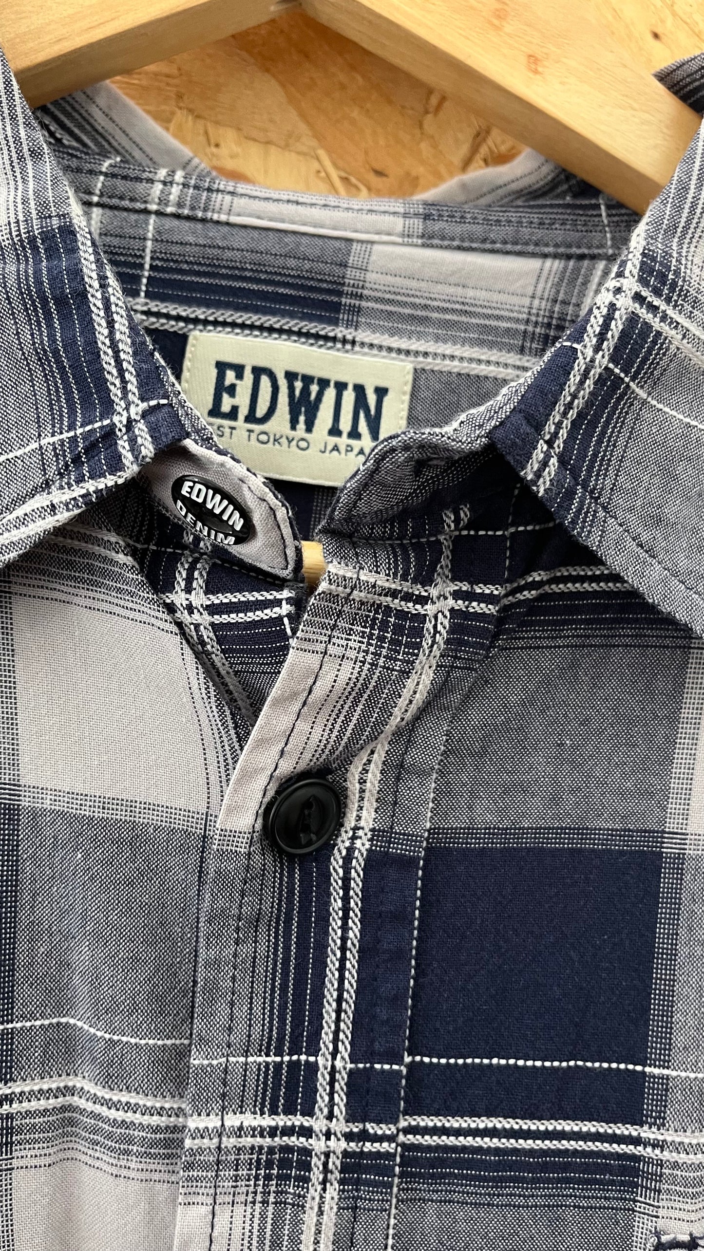 Preloved Edwin Checked Shirt Size Medium